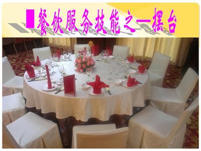 餐饮服务技能之四 中餐摆台的精细艺术